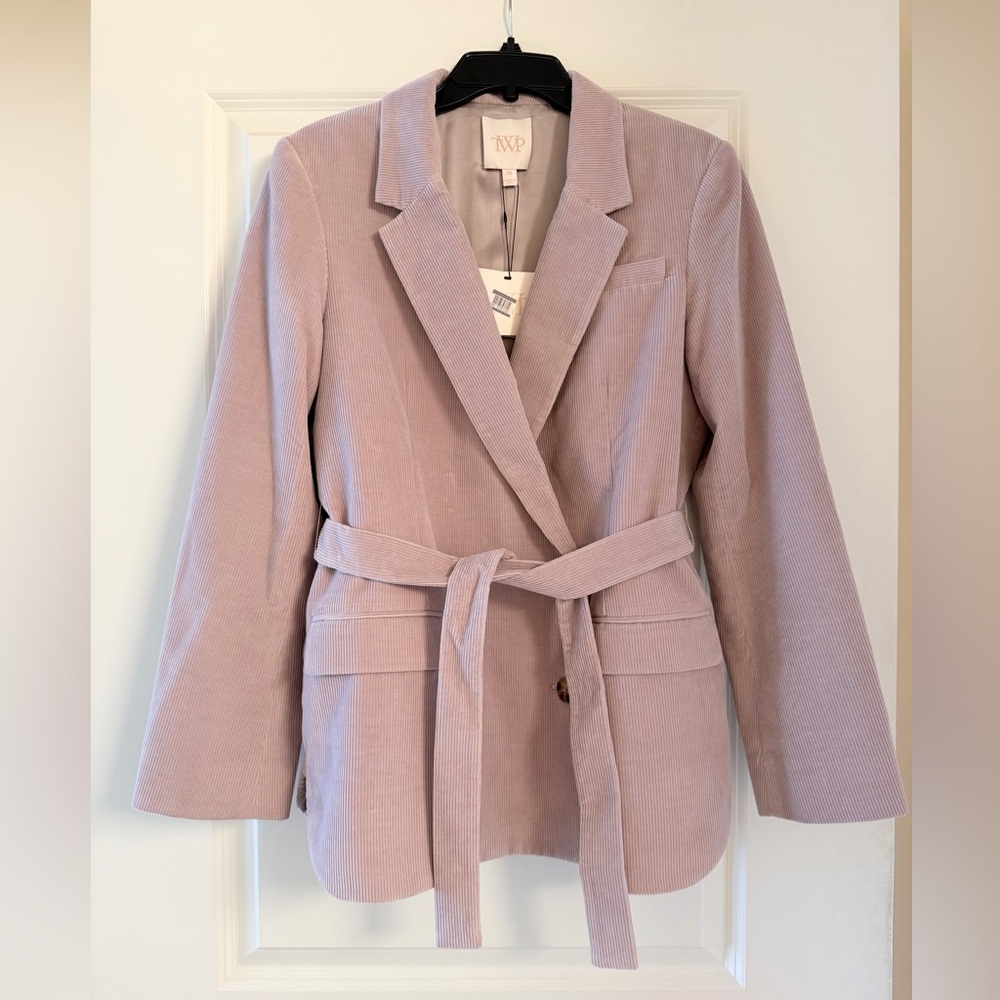 NWT Women's Mauve Belted Blazer by TWP
